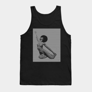 Afro Stripes Fine Art Tank Top